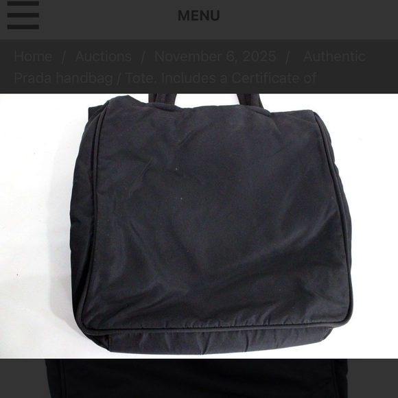 Prada Men\'s Black Messenger Bag main image 9